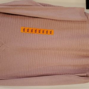XXL cozy pink Hilary Radley long sleeve top. Never worn
